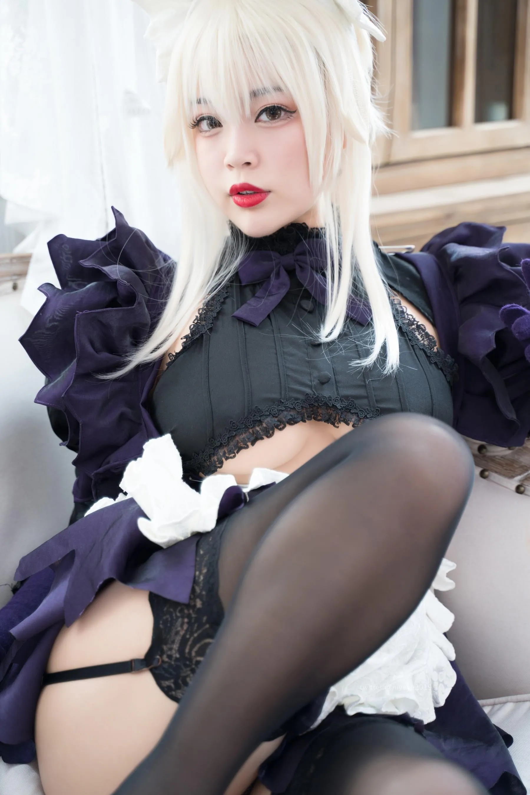 白烨 – NO.53 黑枪呆女仆 [51P]插图9